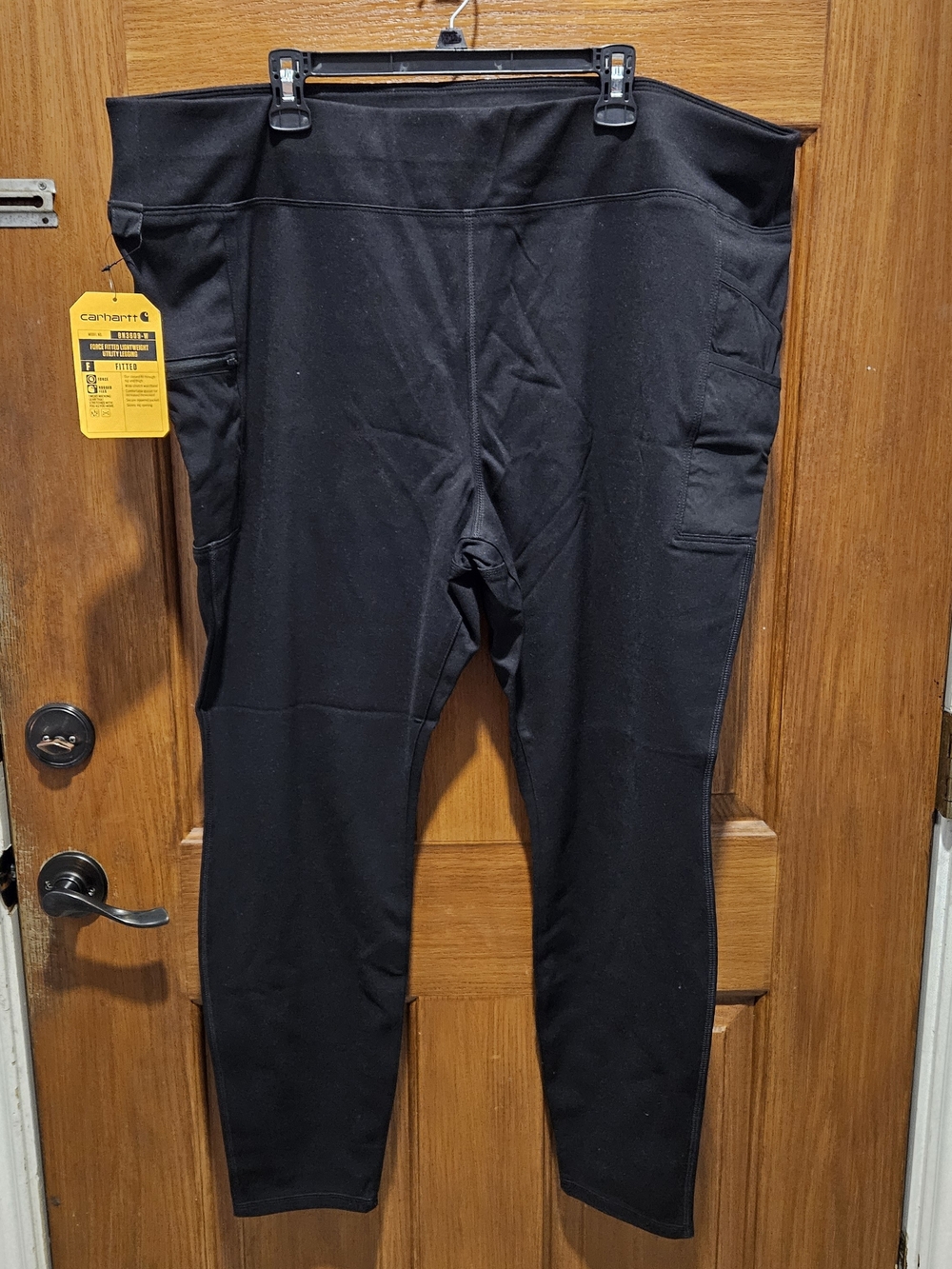 Carhartt Womens 3X Black Utility Pocket Leggings
